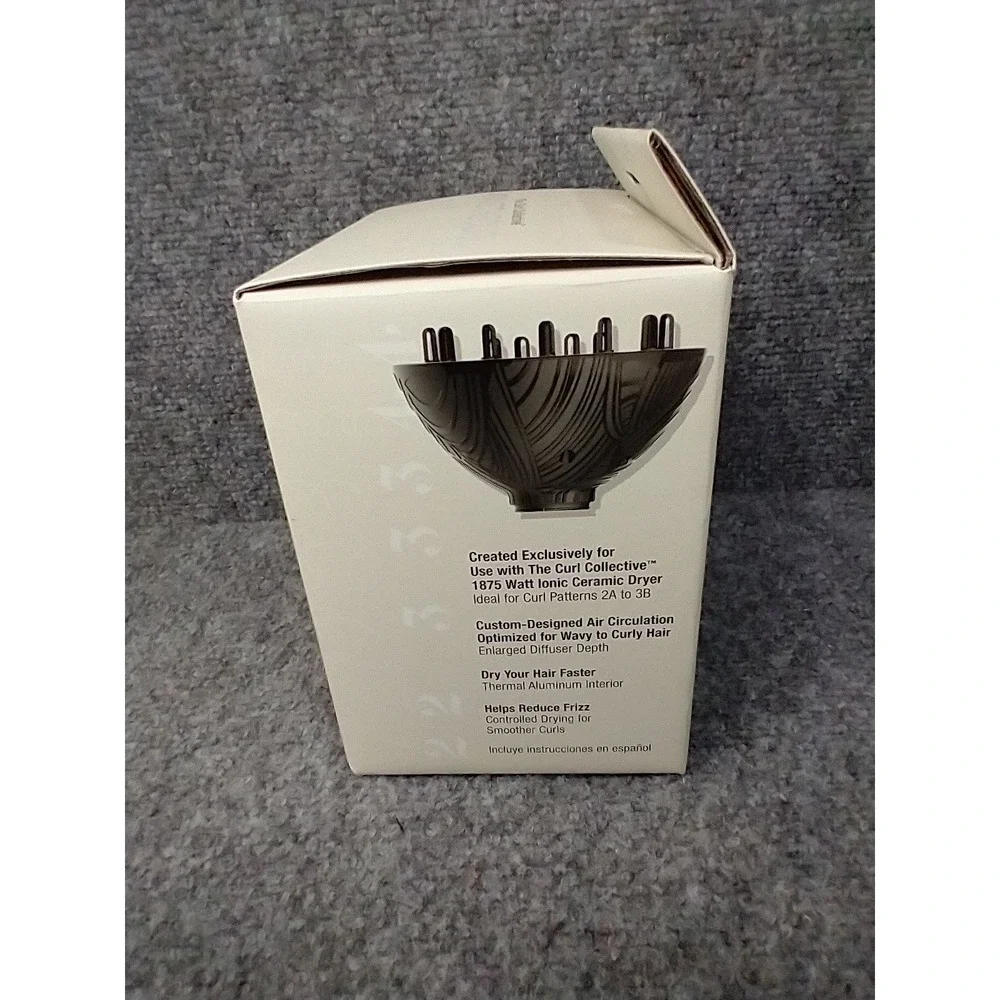 Conair The Curl Collective Curly Hair Diffuser NPTCCA01 Rose Gold Black NEW‎